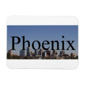 Phoenix Arizona Skyline Magnet mit Phoenix im (Horizontal)