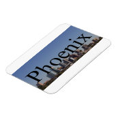 Phoenix Arizona Skyline Magnet mit Phoenix im (Linke Seite)