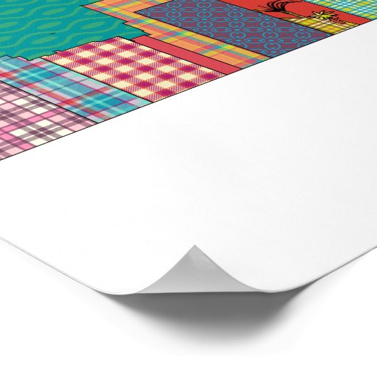 Phoenix, Arizona Skyline Poster (Ecke)