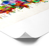 Phoenix Arizona Skyline Poster (Ecke)