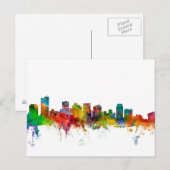 Phoenix Arizona Skyline Postkarte (Vorne/Hinten)