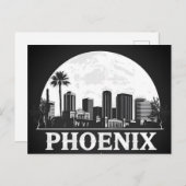 Phoenix Arizona Skyline Postkarte (Vorne/Hinten)