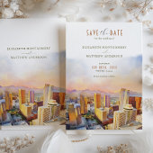 Phoenix Arizona Skyline Save the Date Einladung
