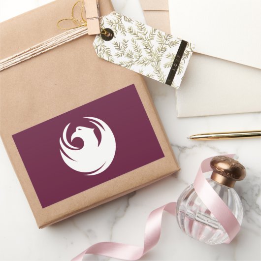 Phoenix (Arizona) Stadtflagge Rechteckiger Aufkleber (Schenken)