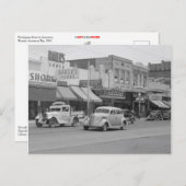 Phoenix, Arizona, Street Scene 1940 Postkarte (Vorne/Hinten)