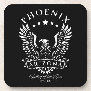 Phoenix Arizona Tal des Vintagen Adlers der Sonne Getränkeuntersetzer