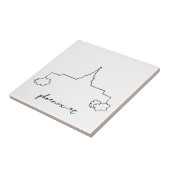 Phoenix arizona Tempel einfache moderne Skizze Fliese (Seite)