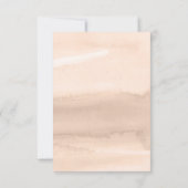 Phoenix Arizona Temple Sealing Card | Rustikales H Einladung (Rückseite)