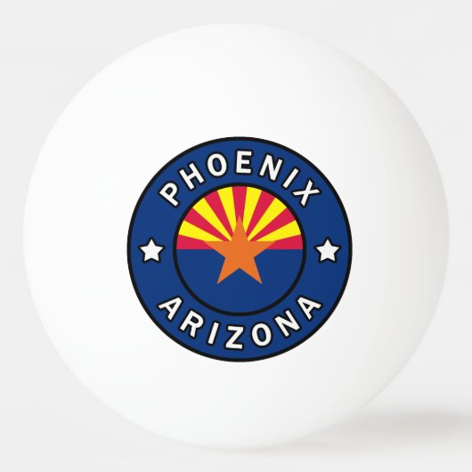 Phoenix Arizona Tischtennisball (Vorderseite)