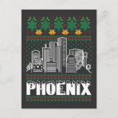 Phoenix Arizona Ugly Christmas Postkarte (Vorderseite)