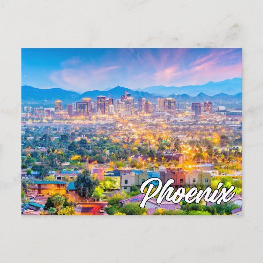 Phoenix, Arizona, USA Postkarte (Vorderseite)