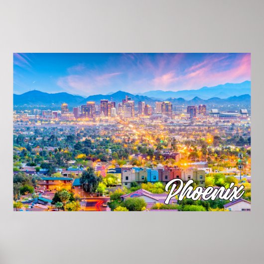 Phoenix, Arizona, Vereinigte Staaten Poster (Vorne)