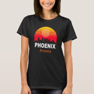 Phoenix Arizona Vintag Sunset Retro City Staat USA T-Shirt