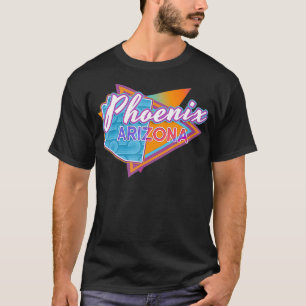 Phoenix Arizona Vintage Retro-Rückkopplung T-Shirt
