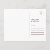 Phoenix, Arizona | Wir haben uns bewegt Einladungspostkarte (Rückseite)