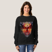 Phoenix Artwork Reborn Firebird Verjüngung Mythi Sweatshirt (Vorne ganz)
