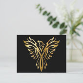 Phoenix aufsteigende Postkarte (Stehend Vorderseite)