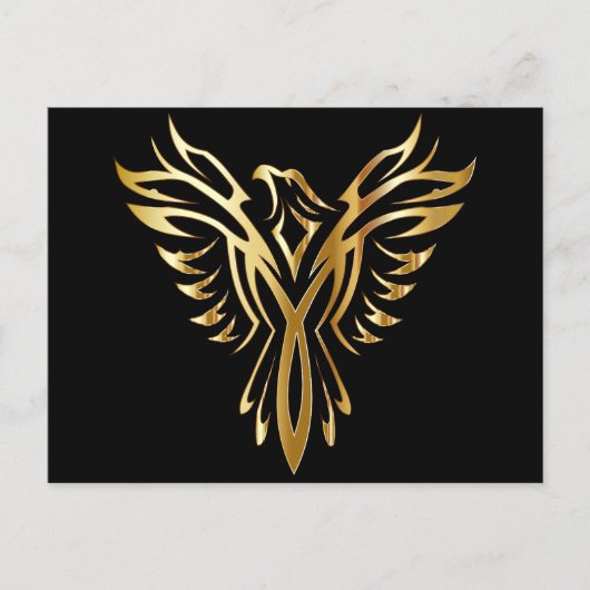 Phoenix aufsteigende Postkarte (Vorderseite)