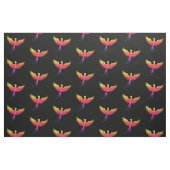 Phoenix aufsteigender Multicolor auf schwarz Stoff (Fat Quarter (45,7 x 55,9 cm))