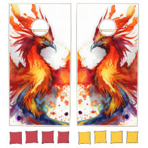 Phoenix Aufstieg aus dem Ashes Cornhole Set