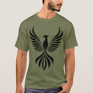 Phoenix-Aufstieg: Design von majestätischen Silhou T-Shirt