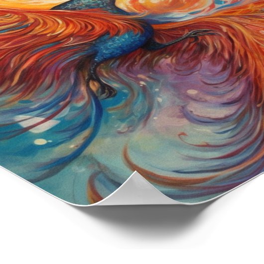Phoenix aus den Aschen Poster (Ecke)