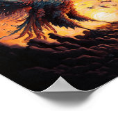 Phoenix aus den Aschen Poster (Ecke)