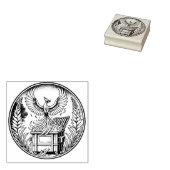 Phoenix aus den Müllverbrennungsanlagen Gummistempel (Stempel)