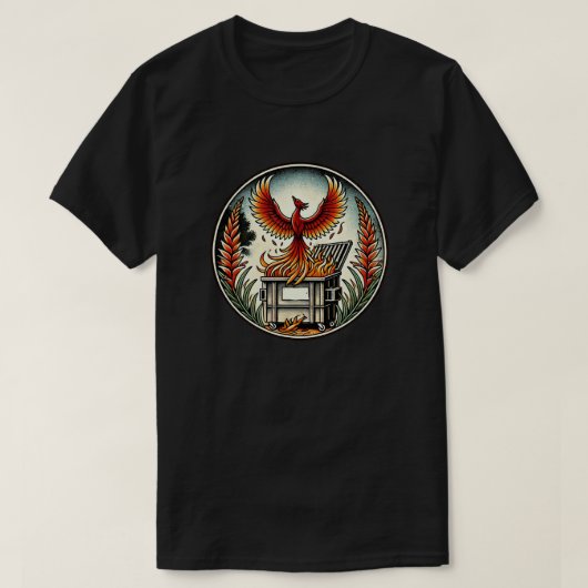 Phoenix aus den Müllverbrennungsanlagen T-Shirt (Design vorne)
