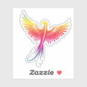 Phoenix aus der Flamme Aufkleber (Blatt)