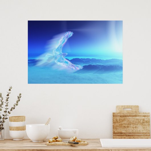 Phoenix aus der Norddrucke Poster (Küche)