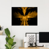 Phoenix Awakening Gold Poster (Heimbüro)