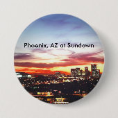 Phoenix, AZ an Sundown Button (Vorderseite)