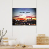 Phoenix, AZ an Sundown Poster (Küche)