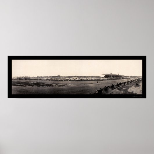 Phoenix AZ Fairground Foto 1908 Poster (Vorne)