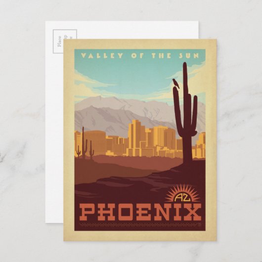 Phoenix, AZ Postkarte (Vorne/Hinten)