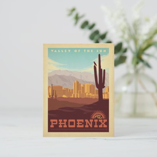 Phoenix, AZ Postkarte (Stehend Vorderseite)