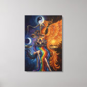Phoenix Balance Spiritual Canvas Art Leinwanddruck (Vorderseite)