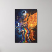 Phoenix Balance Spiritual Canvas Art Leinwanddruck (Vorderseite)