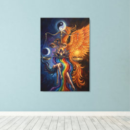 Phoenix Balance Spiritual Leinwandkunst Leinwanddruck