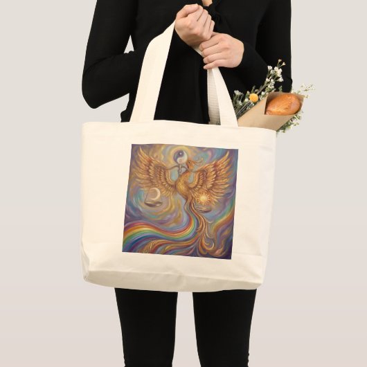 Phoenix Balance Spiritual Tote Bag Jumbo Stoffbeutel (Vorderseite (Produkt))