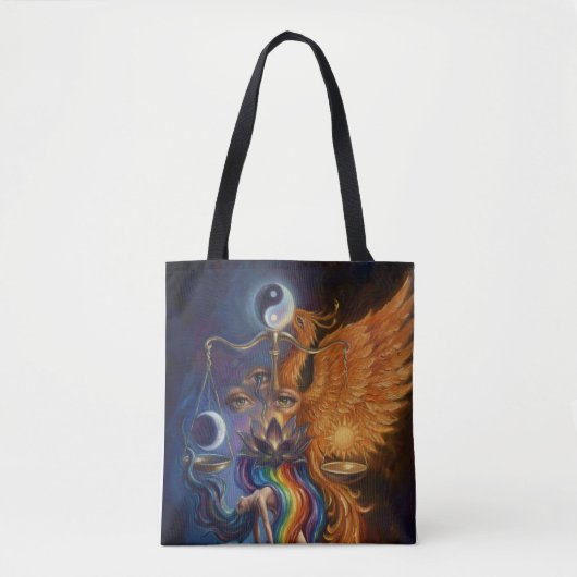 Phoenix Balance Spiritual Tote Bag Tasche (Vorderseite)