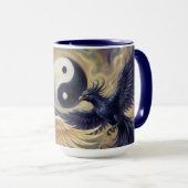 Phoenix Balance Spiritual Wall Tapestry Tasse (VorderseiteRechts)