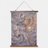 Phoenix Balance Spiritual Wall Tapestry Wandteppich Mit Holzrahmen (Vorderseite)