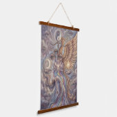 Phoenix Balance Spiritual Wall Tapestry Wandteppich Mit Holzrahmen (Gewinkelt)