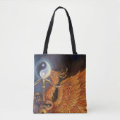 Phoenix Balance Spirituelle Einkaufstasche Tasche (Vorderseite)