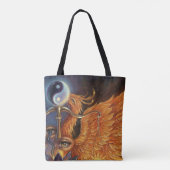 Phoenix Balance Spirituelle Einkaufstasche Tasche (Rückseite)