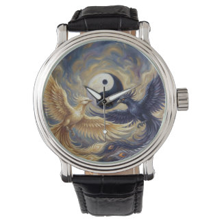 Phoenix Balance Yin Yang Watch Armbanduhr