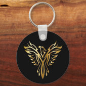 Phoenix Basic Button-Schlüsselanhänger Schlüsselanhänger (Vorderseite)