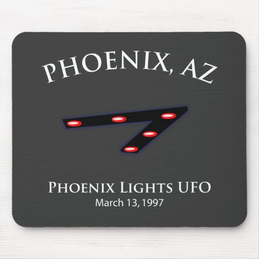 Phoenix beleuchtet UFO Mousepad (Vorne)